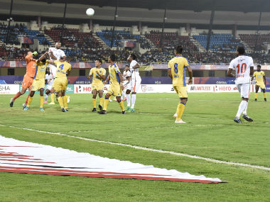 Super Cup 2018: NEROCA rally from two-goal deficit to beat Kerala Blasters, to face Bengaluru FC in quarter-finals Super Cup 2018: NEROCA rally from two-goal deficit to beat Kerala Blasters, to face Bengaluru FC in quarter-finals