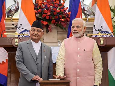Narendra Modi, KP Sharma Oli hold talks; vow to take bilateral engagement between India, Nepal 'to newer heights' Narendra Modi, KP Sharma Oli hold talks; vow to take bilateral engagement between India, Nepal 'to newer heights'