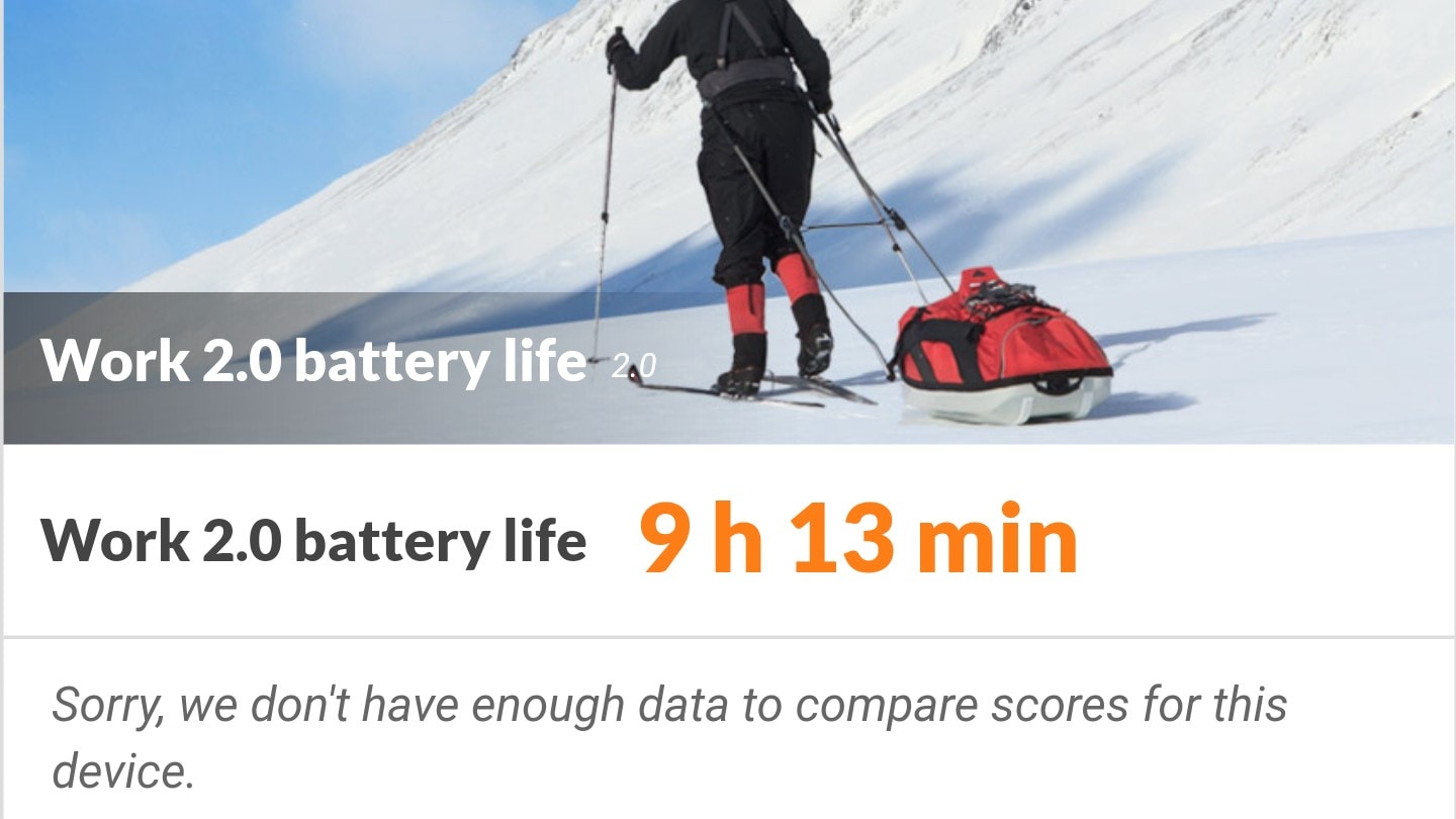 Nokia 8 Sirocco Battery Life Screenshot