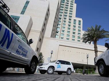 Chemical weapons inspectors visit Syria's Douma to take samples, determine if toxic substances were used