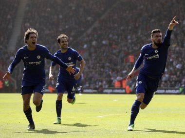 Premier League: Chelseas Olivier Giroud-inspired comeback floors Southampton; Huddersfield record vital win