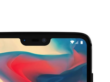 OnePlus 6 notch.