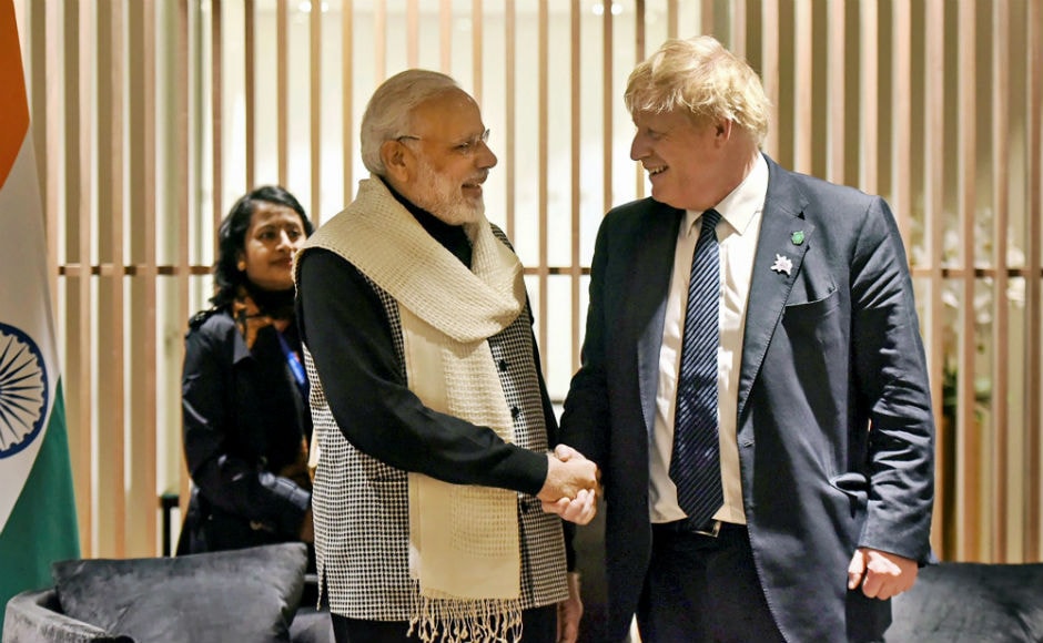 He was received at the airport by UK foreign secretary Boris Johnson, who said he was He was received at the airport by UK foreign secretary Boris Johnson, who said he was
