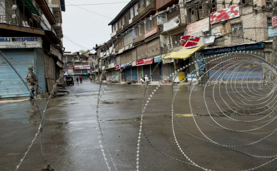 All exams scheduled for Tuesday were postponed by the Kashmir University. Train services between Baramulla and Bannihal towns have also been suspended. PTI All exams scheduled for Tuesday were postponed by the Kashmir University. Train services between Baramulla and Bannihal towns have also been suspended. PTI