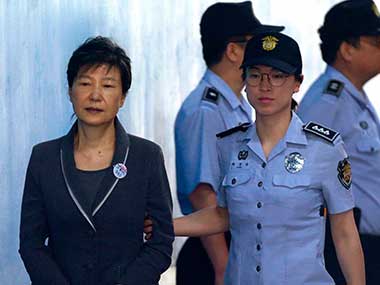 South Korea's former president Park Geun-hye jailed for 24 years on corruption charges South Korea's former president Park Geun-hye jailed for 24 years on corruption charges