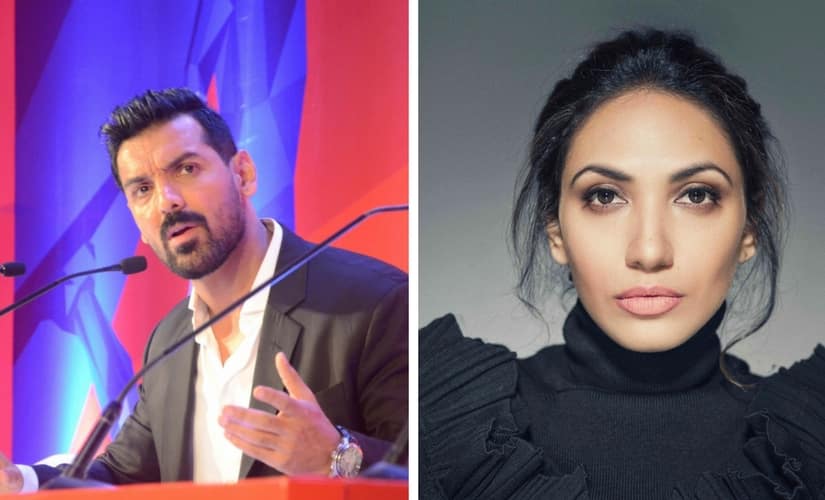 john Abraham and Prernaa Arora/Image from Twitter.
