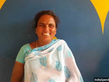 Podhum Ponnu, the Parayar dalit president of R Vellodu panchayat, is angry with the Arunthatiyar woman who contested against her. Image courtesy: Indiaspend