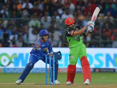 Virat Kohli scored a 30-ball 57 against Rajasthan Royals on Sunday. AFP