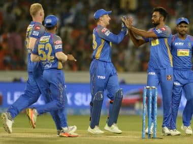 Rajasthan Royals had little to cheer for against Sunrisers Hyderabad. AFP
