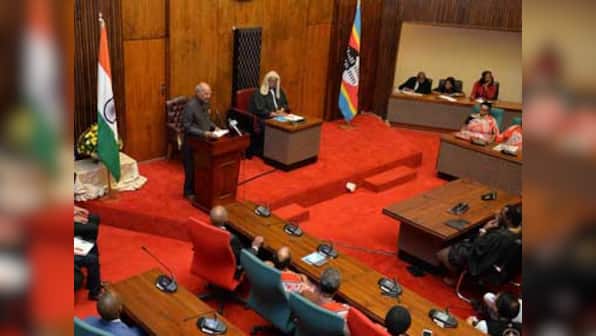 Ram Nath Kovind becomes first head of state to address Swaziland's Parliament, announces $1 mn aid
