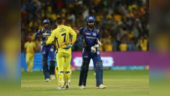 IPL 2018: Rohit Sharma does a captain cool impersonation against MS Dhoni; Ravindra Jadeja makes Robin van Persie proud