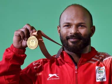 Weightlifter Sathish Kumar Sivalingam won gold in the 77kg category. PTI