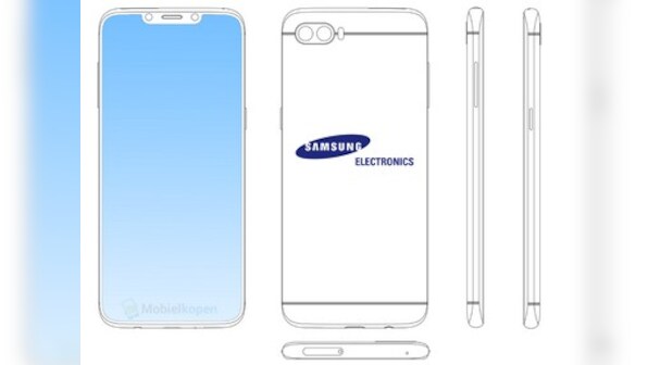 Samsung patents a smartphone with an iPhone X like notch in China, expected to be the next flagship Galaxy Note 9