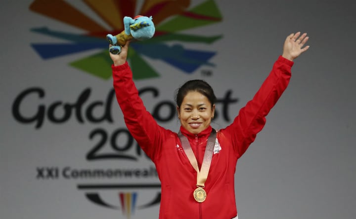 India's Sanjita Chanu wins gold, Deepak Lather claims bronze medal at 2018 Commonwealth Games in Gold Coast