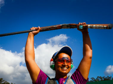 Commonwealth Games 2018: Shreyasi Singh holds nerve to win women's double trap gold Commonwealth Games 2018: Shreyasi Singh holds nerve to win women's double trap gold