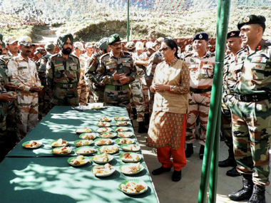 Nirmala Sitharaman visits India-China border in Arunachal Pradesh, inspects IAF's landing ground at Pasighat Nirmala Sitharaman visits India-China border in Arunachal Pradesh, inspects IAF's landing ground at Pasighat