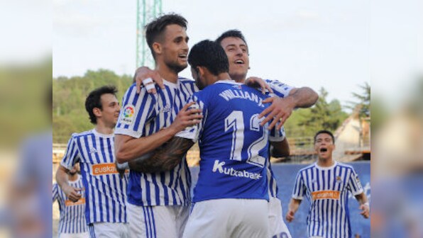 La Liga: Barcelona on brink of title as Real Sociedad thrash Atletico Madrid; Malaga relegated