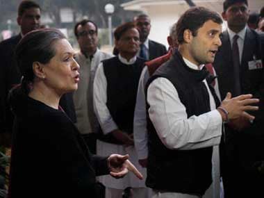 File image of Rahul Gandhi and Sonia Gandhi. PTI