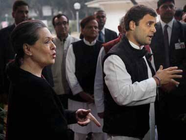 Rahul, Sonia Gandhi lead protest outside Parliament: Lok Sabha adjourned; Rajya Sabha to reconvene at 2 pm