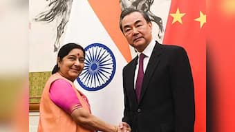Sushma Swaraj meets Chinese counterpart in Beijing: Joint statement announces meeting scheduled between Narendra Modi, Xi Jinping