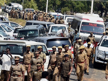 DMK launches strike to demand Cauvery Management Board, leads protest to Marina Beach; transport affected DMK launches strike to demand Cauvery Management Board, leads protest to Marina Beach; transport affected
