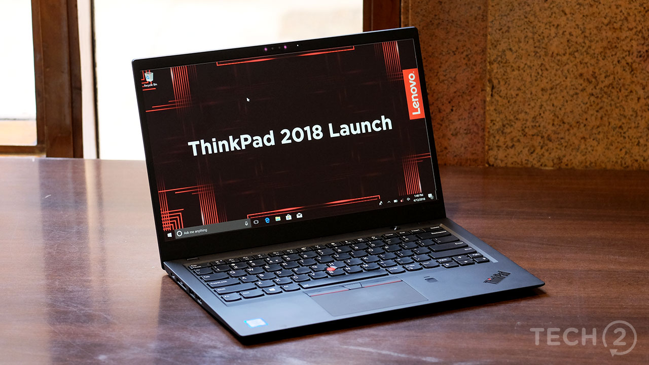 The ThinkPad X1 devices support HDR-ready displays. Image: Tech2/Anirudh Regidi