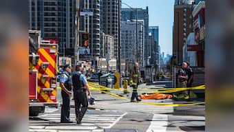 Van ploughs through crowded Toronto sidewalk killing 10 and injuring 15; driver arrested