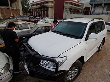 US embassy car kills motorcyclist in Pakistan, police takes custody of vehicle US embassy car kills motorcyclist in Pakistan, police takes custody of vehicle
