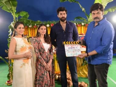 Varun Tej’s yet-untitled space film launched; Aditi Rao Hydari, Lavanya Tripathi to play lead roles