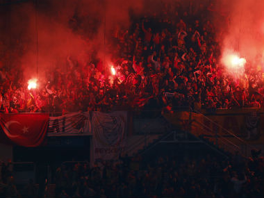 Turkish football under the spotlight again for fans’ misbehaviour after Besiktas coach Senol Gunes hit by object Turkish football under the spotlight again for fans’ misbehaviour after Besiktas coach Senol Gunes hit by object