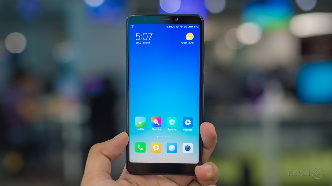 The Xiaomi Redmi 5 Looks like your typical 2018 smartphone with a taller display, but you need to keep reminding yourself that its priced at just Rs 7999. Image: tech2/Rehan Hooda
