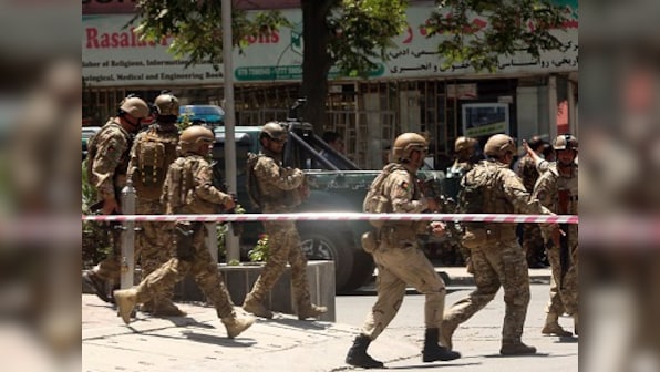 Taliban suicide bomber attacks army base in Afghanistan's Helmand province killing four civilians, two soldiers