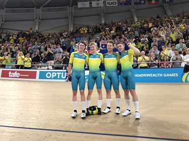 Commonwealth Games 2018: Australian cyclists clinch hat-trick of golds on Day 1; men's team surpass Rio record Commonwealth Games 2018: Australian cyclists clinch hat-trick of golds on Day 1; men's team surpass Rio record