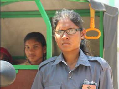 Lachhmi Nath has invested her own money in buying an e-rickshaw on which she transports other women and commodities across the village. Firstpost/Swati Sanyal Tarafdar