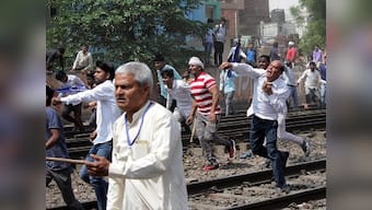 Bharat Bandh: Dalit stir turns violent in Uttar Pradesh as protesters attack shops, pelt stones at police