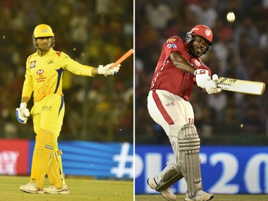 IPL 2018: MS Dhoni, Chris Gayle showcase age-defying performances in Chennai Super Kings' loss to Kings XI Punjab IPL 2018: MS Dhoni, Chris Gayle showcase age-defying performances in Chennai Super Kings' loss to Kings XI Punjab