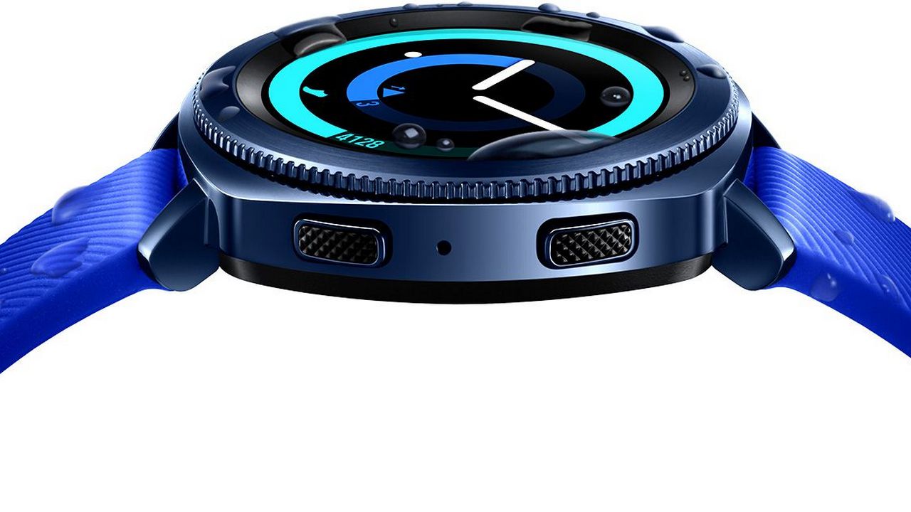 Samsung Gear Sport is water resistant. Image: Samsung