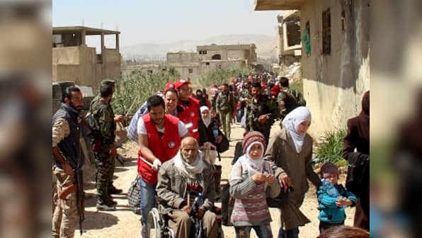 Russia agrees to evacuate civilians from eastern Ghouta as Syrian regime moves to fully retake region