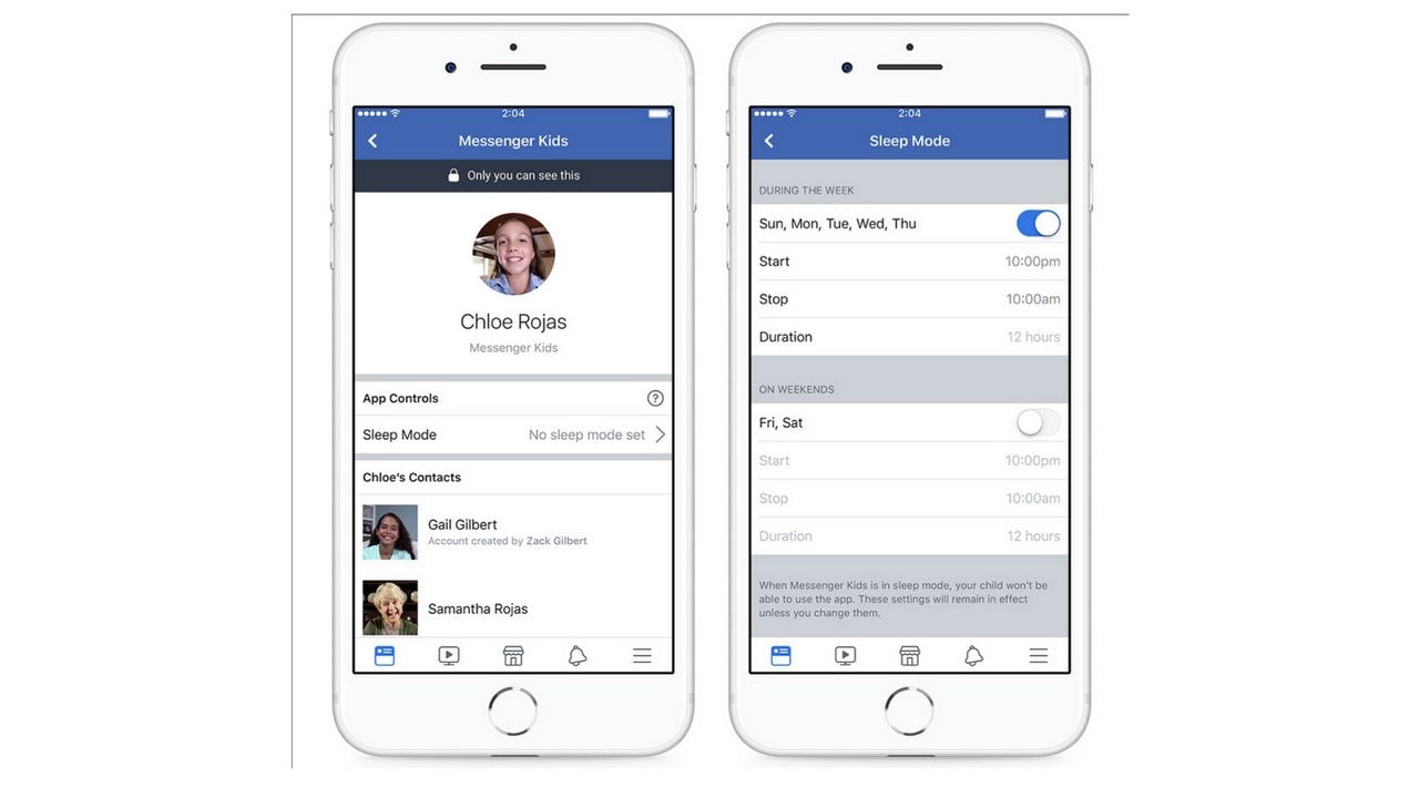 Facebook launches 'Sleep Mode' on Messenger Kids to help parents set an ...