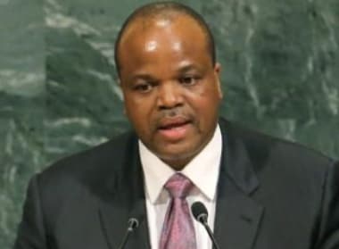 Swaziland’s King Mswati III. Reuters.