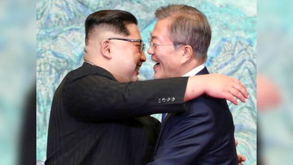 China hails meeting of North Korean leader Kim Jong-un and South Korean president Moon Jae-in; terms it 'historic moment'