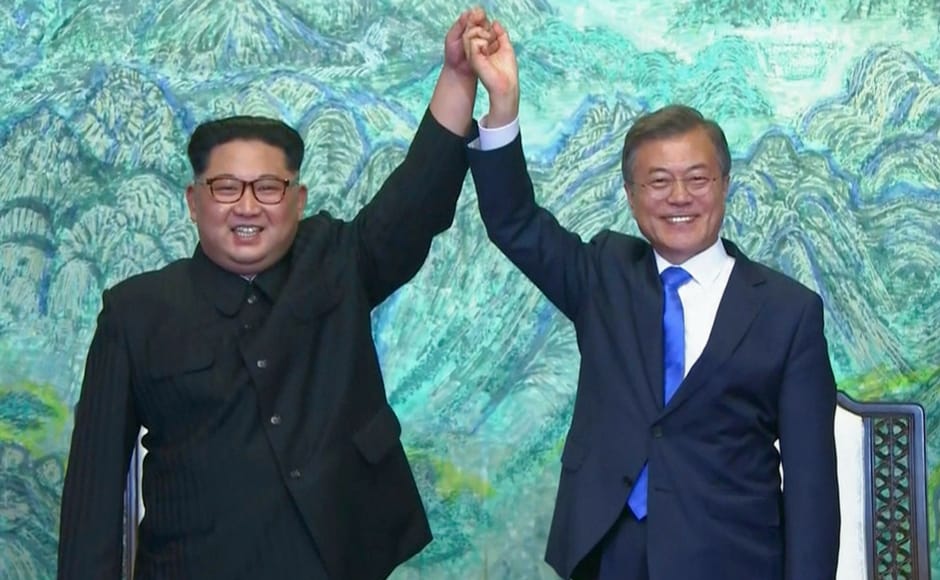 North and South Korea have agreed to stop all hostile acts over North and South Korea have agreed to stop all hostile acts over