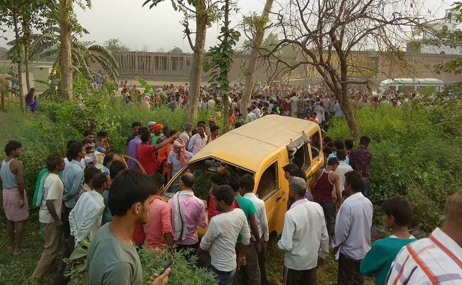 Eight other children were injured in the accident, Principal Secretary (Information) Awanish Awasthi said. The train was on its way to Gorakhpur from Siwan. PTI Eight other children were injured in the accident, Principal Secretary (Information) Awanish Awasthi said. The train was on its way to Gorakhpur from Siwan. PTI
