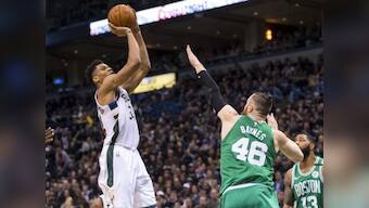 NBA Playoffs: Dominant Giannis Antetokounmpo helps Milwaukee Bucks level series against Boston Celtics