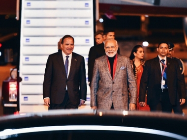 Narendra Modi arrives in Sweden for India-Nordic summit, marks first bilateral visit by Indian PM to nation in 30 years Narendra Modi arrives in Sweden for India-Nordic summit, marks first bilateral visit by Indian PM to nation in 30 years