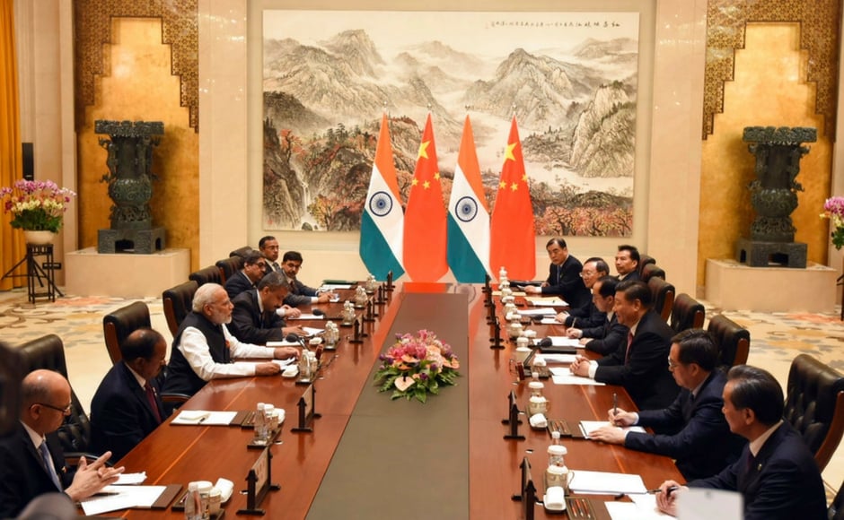 At the delegation level meeting between the two sides on Friday, Modi underscored the importance of people-to-people contact. AP At the delegation level meeting between the two sides on Friday, Modi underscored the importance of people-to-people contact. AP