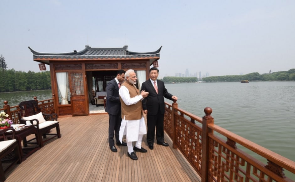They also witnessed a traditional tea ceremony during their lakeside walk and then went on an hour-long ride in a double-decker boat. The two leaders expressed strong opposition to terrorism and committed to cooperate further in counter-terrorism. Twitter@narendramodi They also witnessed a traditional tea ceremony during their lakeside walk and then went on an hour-long ride in a double-decker boat. The two leaders expressed strong opposition to terrorism and committed to cooperate further in counter-terrorism. Twitter@narendramodi