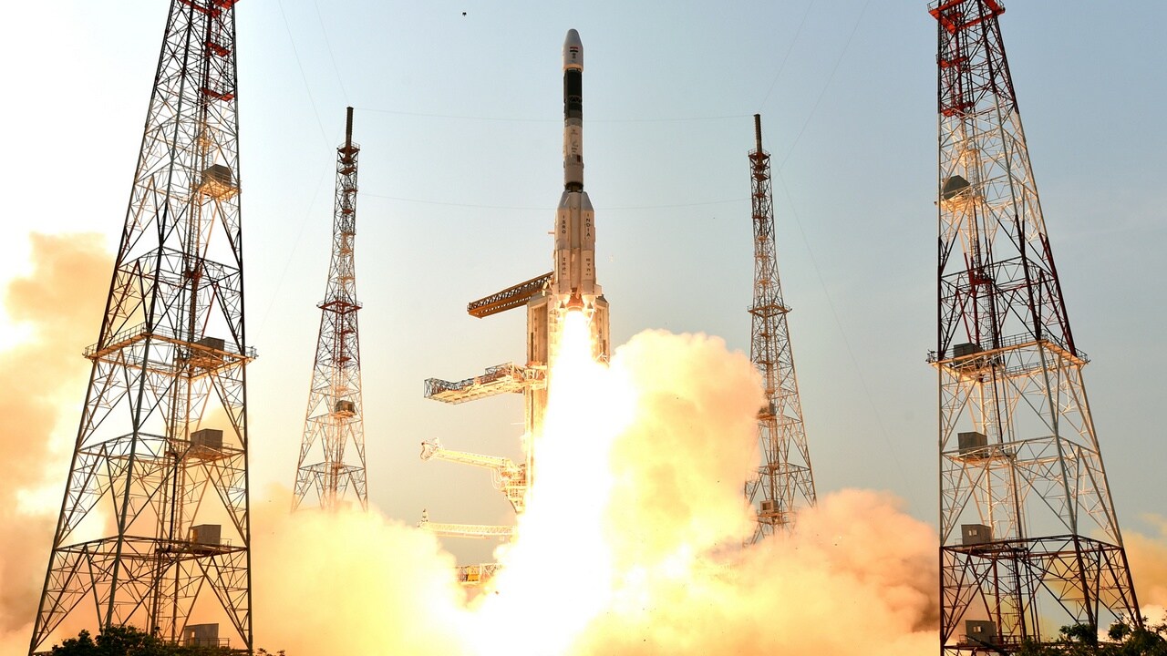 GSLV-F08 Liftoff. ISRO