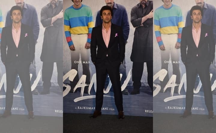 Ranbir Kapoor, Rajkumar Hirani and Vidhu Vinod Chopra launch teaser of Sanju in Mumbai