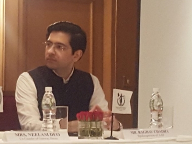 AAP's South Delhi candidate Raghav Chadha accuses BJP workers of bogus voting, slams rival leader Ramesh Biduri AAP's South Delhi candidate Raghav Chadha accuses BJP workers of bogus voting, slams rival leader Ramesh Biduri